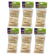 Creativity Street Spring Clothespins, Natural, Large, 2.75in, PK144 PAC3683-01